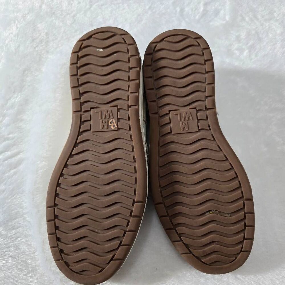 Madewell Court Spotted Genuine Calf Hair Sneaker in Sand Beige 7M - Picture 6 of 7